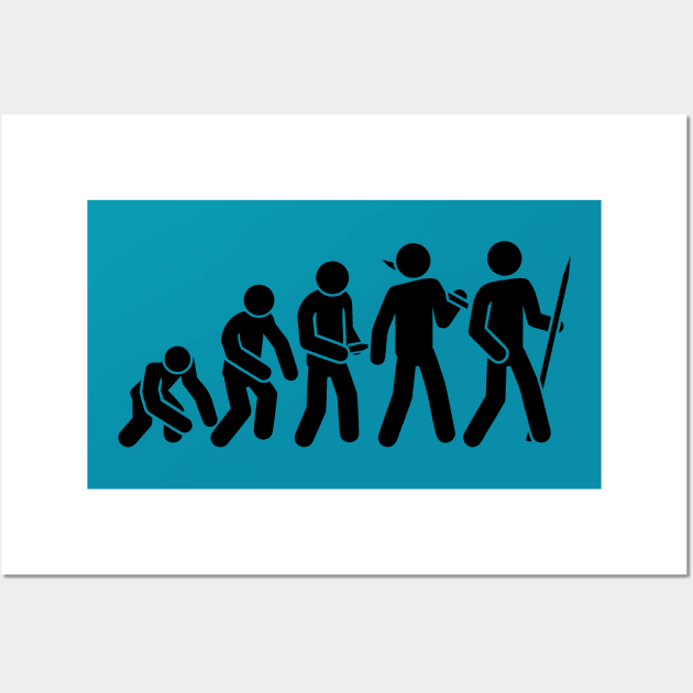 Human Evolution Wall Art by The BioGeeks